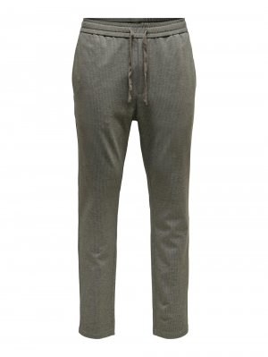 Обычные брюки Linus, базальтово-серый/светло-серый Only & Sons