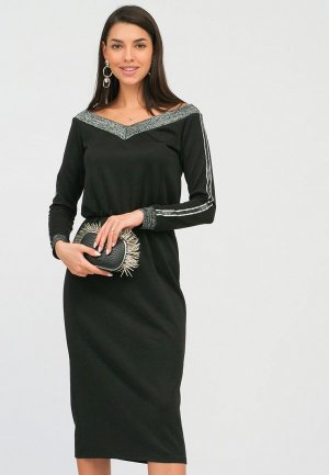 Платье Lussotico. Цвет: черный