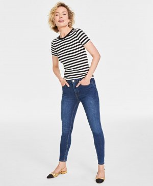 Женские джинсы скинни с высокой посадкой, стандартной и короткой длины On 34th