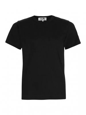 Хлопковая футболка с короткими рукавами , черный Comme Des Garçons Play