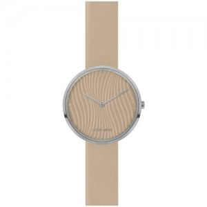 Наручные часы JACQUES LEMANS Design collection, бежевый, серебряный. Цвет: бежевый