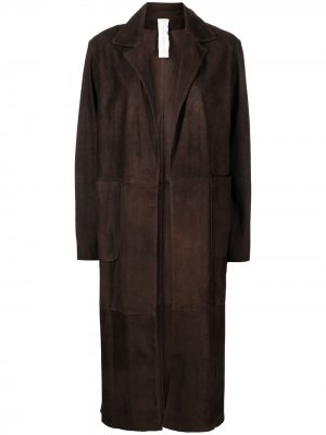 Пальто с воротником FURLING BY GIANI. Цвет: коричневый