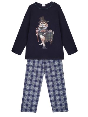Пижама хлопковая с принтом LA PERLA