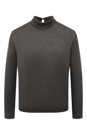 Пуловер из кашемира и шелка Loro Piana. Цвет: серый
