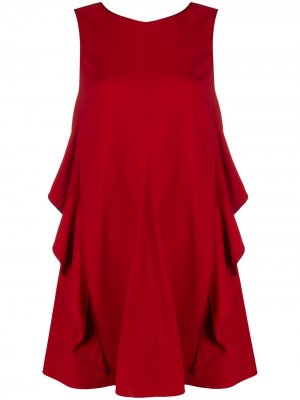 Коктейльное платье с бантом RED Valentino. Цвет: красный