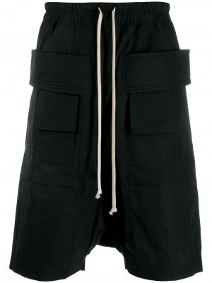 Спортивные шорты с низким шаговым швом Rick Owens DRKSHDW. Цвет: черный