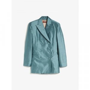 Пиджак , размер 38, голубой Max Mara. Цвет: голубой/light blue