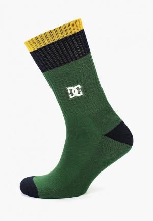 Носки DC Shoes. Цвет: зеленый