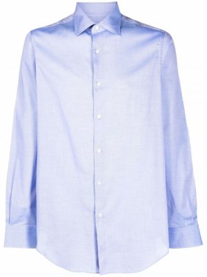 Рубашка на пуговицах Pal Zileri. Цвет: синий