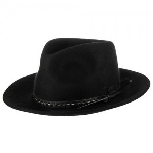 Шляпа , размер 59, черный Bailey. Цвет: черный