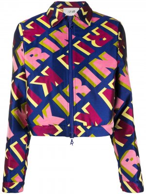 Куртка с логотипом Kirin. Цвет: синий