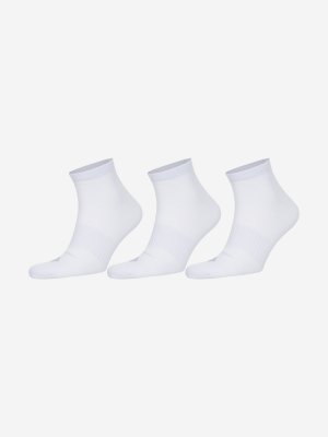 Носки New Cotton Quarter Socks, 3 пары, Белый Columbia. Цвет: белый