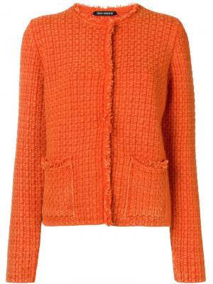 Однобортный пиджак Iris Von Arnim. Цвет: оранжевый
