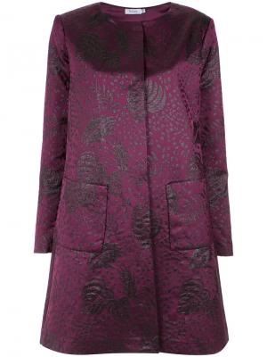 Пальто с принтом Isolda. Цвет: розовый