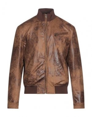 Куртка DOMENICO TAGLIENTE. Цвет: коричневый