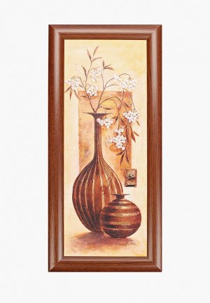 Картина Артвест 27х57 см. Цвет: коричневый