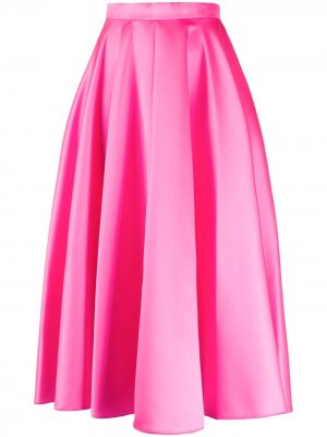 Расклешенная юбка миди А-силуэта Maison Rabih Kayrouz. Цвет: розовый