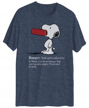 Мужская футболка с коротким рукавом Snoopy Hybrid