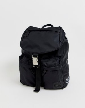 Рюкзак с передними карманами Superdry. Цвет: черный