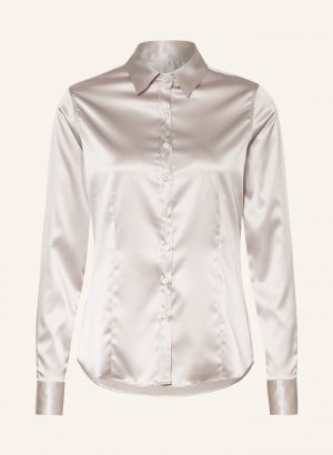 Блуза рубашка AGATA aus Satin, светло-серый ROBERT FRIEDMAN