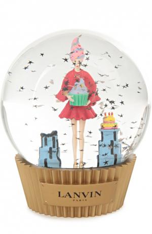 Стеклянный шар на подставке с фигурой внутри Lanvin. Цвет: разноцветный
