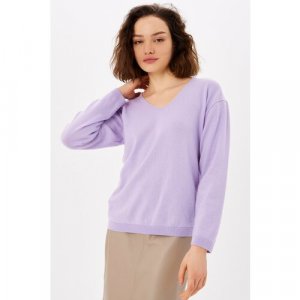 Пуловер, размер S/M, фиолетовый BonnyWool. Цвет: сиреневый/фиолетовый
