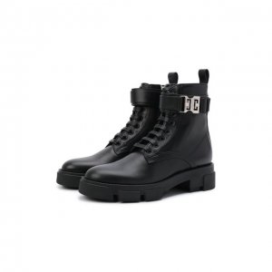 Кожаные ботинки Terra Givenchy. Цвет: чёрный