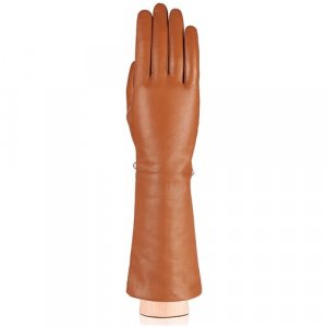 Перчатки, размер 6.5, коричневый ELEGANZZA. Цвет: коричневый
