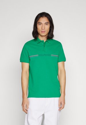 Рубашка-поло STRIPE CHEST REG , цвет olympic green Tommy Hilfiger