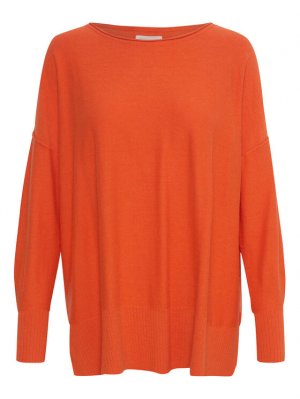 Пуловер свободного кроя , оранжевый Part Two