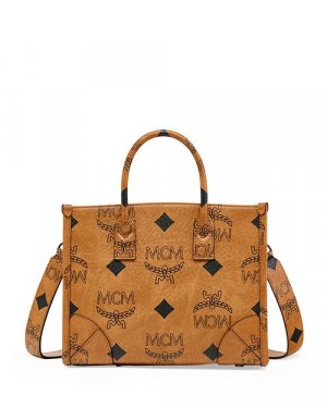 Маленькая большая сумка Munchen Maxi MN V1 , цвет Tan/Beige MCM