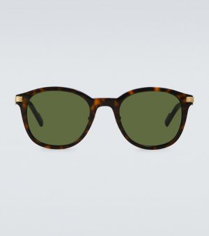 Солнцезащитные очки в округлой оправе из ацетата , коричневый Cartier