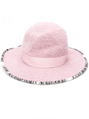 Шляпа с широкими полями Missoni. Цвет: розовый