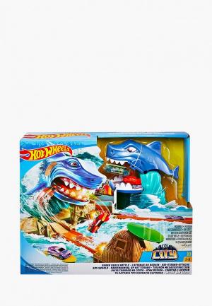 Набор игровой Mattel Hot Wheels® Сити Схватка с акулой. Цвет: разноцветный