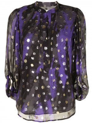 Блузка Ariel из джерси DVF Diane von Furstenberg. Цвет: разноцветный