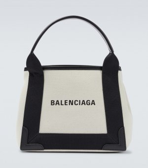 Холщовая сумка-тоут Cabas с кожаной отделкой , разноцветный Balenciaga