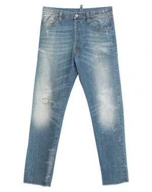 Джинсовые брюки MAURIZIO MASSIMINO. Цвет: синий