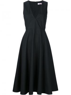 Платье с V-образным вырезом Organic By John Patrick. Цвет: чёрный