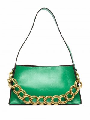 Мини-сумка на плечо Kesme Manu Atelier. Цвет: зеленый
