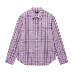 Рубашка Stones Plaid 'Lavender', фиолетовый Stussy