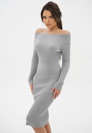 Платье Wooly’s. Цвет: серый