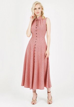 Платье Olivegrey NINBO. Цвет: розовый