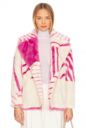Пальто Rita, цвет Pink Stripe Jakke
