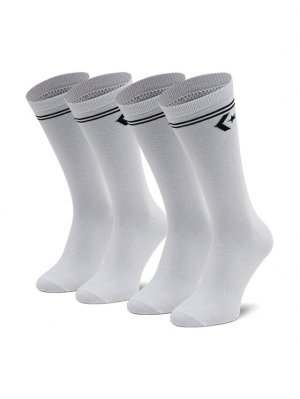 Комплект из 2 высоких мужских носков , белый Converse
