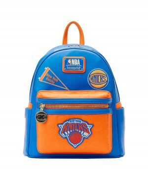 Мужской и женский мини-рюкзак New York Knicks Patches Loungefly