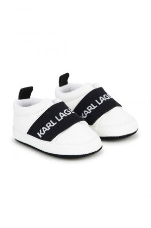 Детские кроссовки, белый Karl Lagerfeld