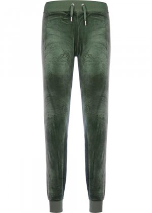 Зауженные тренировочные брюки Zuma, темно-зеленый Juicy Couture
