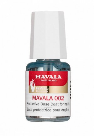 Базовое покрытие Mavala Защитная основа  002 Base Coat 5 мл (на блистере). Цвет: прозрачный