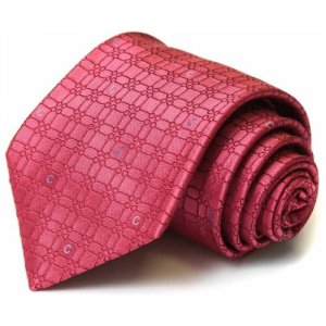 Мужской галстук малинового цвета 58478 Celine. Цвет: красный