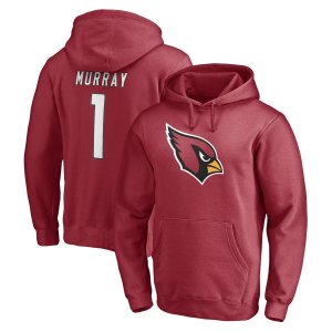 Мужской пуловер с капюшоном фирменным логотипом Kyler Murray Cardinal Arizona Cardinals, значок игрока, имя и номер Fanatics